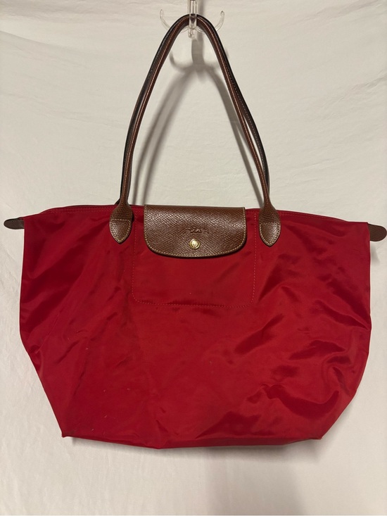 Longchamp Handbags - Longchamp LePliage Large Red Tote